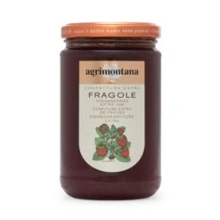 Agrimontana Strawberries Extra Jam, Fragole, 12.3 Oz | 350g