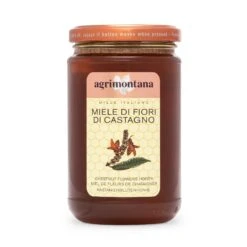 Agrimontana Chestnut Flower Honey, Miele Di Fiori Di Castagno, 14.1 Oz | 400g