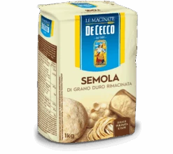 De Cecco Semola Rimacinata, Durum Wheat Semolina, 2.2 Lb | 1kg