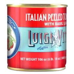 Luigi Vitelli Italian Plum Tomatoes, #10 Can, 106 Oz.