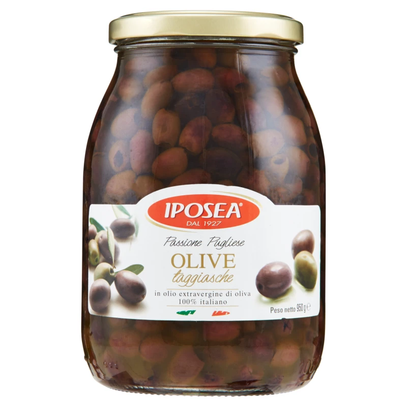 Iposea Taggiasche Olives In Extra Virgin Olive Oil, 33.51 Oz | 950g 1 Iposea Taggiasche Olives In Extra Virgin Olive Oil, 33.51 Oz | 950g