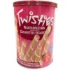 Twisties Viennese Wafers - Strawberry Cream, 14.1 Oz | 400g Tin