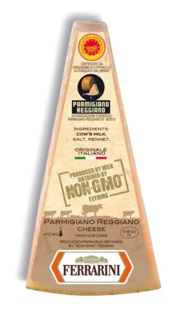 Ferrarini Parmigiano Reggiano, Non Gmo Feeding, Approx: .55 Lb