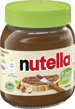 Ferrero Nutella Plant Based Vegan, Made In Italy, 350g Glass Jar