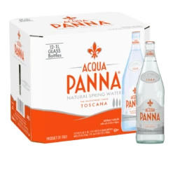 Acqua Panna Natural Spring Water, 33.8 Oz | 1 Liter Glass
