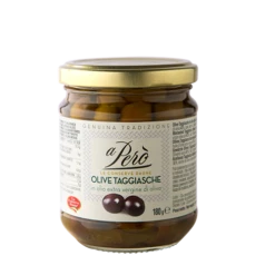 Pero Taggiasche Olives In Extra Virgin Olive Oil, 6.3oz | 180g