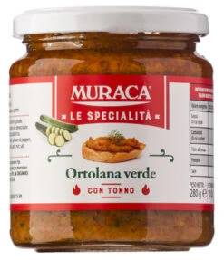 Muraca Spicy Vegetable Spread With Tuna, 5 Oz | 140g