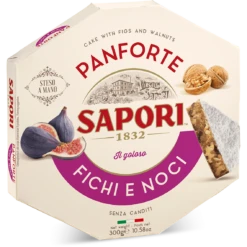 Sapori Panforte Fichi E Noci, Panforte With Fig And Walnuts, 10.58 Oz