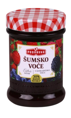 Podravka Jam Extra Forest Fruit, Sumsko Voce, 11.3 Oz | 320g