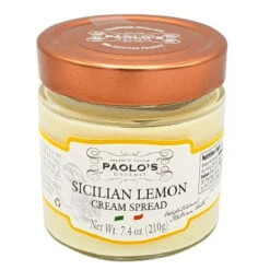 Paolo's Sicilian Lemon Cream Spread, 7.4 Oz | 210g