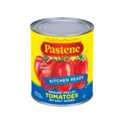 Pastene Ground Peeled Tomatoes, Kitchen Ready, No Salt, 28 Oz