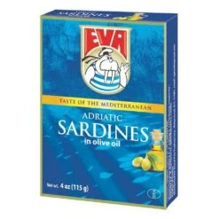 Podravka Eva Sardines In Olive Oil, 4 Oz | 115g