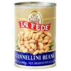 La Fede Italian Cannellini, White Kidney Beans, 14 Oz | 400g Can