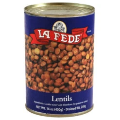 La Fede Italian Lentils, 14 Oz | 400g Can