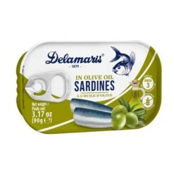Delamaris Sardines In Olive Oil, 3.17 Oz | 90g