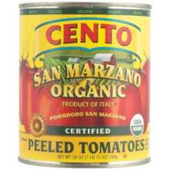 Cento Organic San Marzano Certified Whole Italian Peeled Tomatoes, 28 Oz