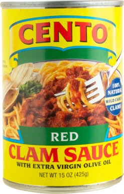 Cento Red Clam Sauce, 15 Oz | 425g