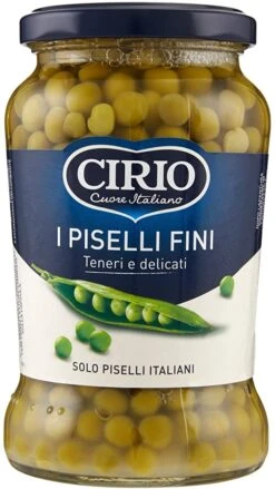 Cirio Peas, Piselli Fini, 12.6 Oz | 360g