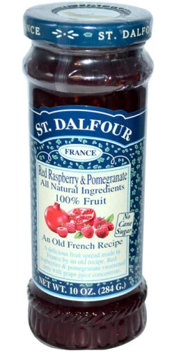 St. Dalfour Red Raspberry & Pomegranate Fruit Spread 10oz