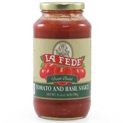 La Fede Tomato And Basil Sauce, 24 Fl Oz