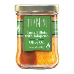 Tonnino Tuna Fillets With Jalapeno In Olive Oil, 6.7 Oz