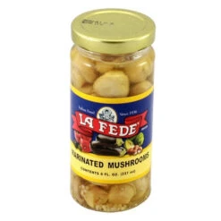 La Fede Marinated Mushrooms, 8 Fl Oz