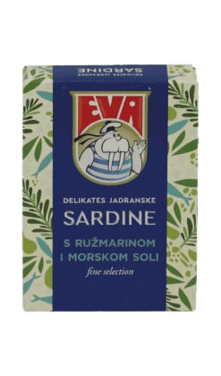Podravka Eva Sardines In EVO With Rosemary And Sea Salt, 4 Oz | 115g