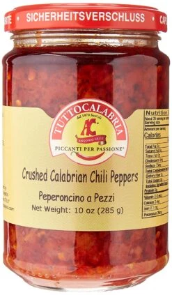 Tutto Calabria Crushed Hot Chili Peppers, 10.2 Oz | 290g