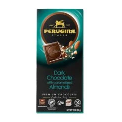 Perugina Dark Chocolate With Almonds, 3 Oz | 86g