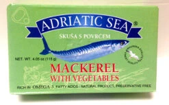 Adriatic Sun Mackerel With Vegetables, 115g