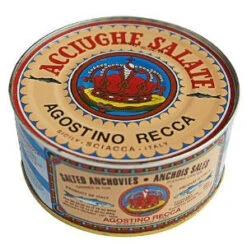 Agostino Recca Salted Anchovies, 1.76 Lbs