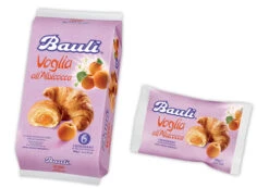 Bauli Croissant Apricot, 10.5 Oz -Piccolos Gastronomias Bauli CroissantApricot