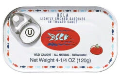 Bela Lightly Smoked Sardine In Tomato Sauce, 120g Tin