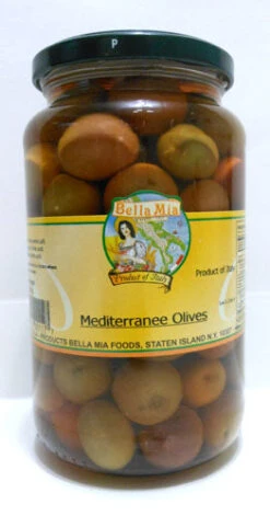 Bella Mia Mediterranee Olives, 13 Oz (Drained Weight)