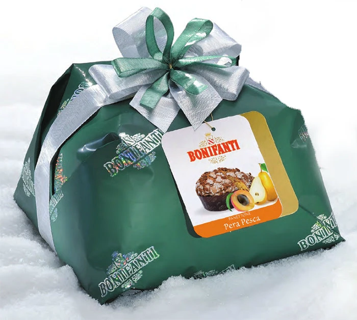 Bonifanti Panettone Pear And Peach, Pera E Pesca, 35.2 Oz | 1kg 2 Bonifanti Panettone Pear And Peach, Pera E Pesca, 35.2 Oz | 1kg - Image 2