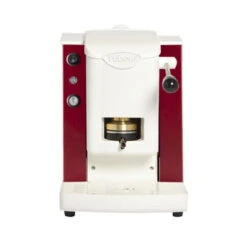 Faber Slot Plast ESE Espresso POD Machine -Piccolos Gastronomias Burgundy white plastic