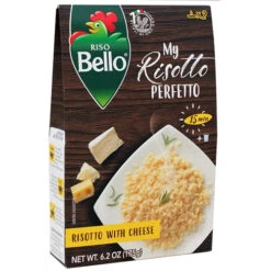 Riso Bello Risotto With Cheese, Rice, Ready In 15 Min, 6.2 Oz | 175g