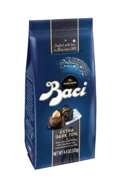 Baci Perugina, Extra Dark 70% Chocolate Truffles Bag, 4.4 Oz | 125g