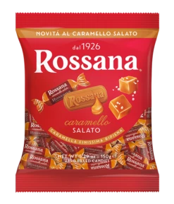 Fida Rossana Salted Caramel Hard Candies, 5.29 Oz | 150g