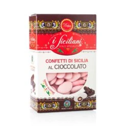 Dolgam Sugar-Coated Dark Chocolate Confetti, 17.6 Oz | 500g -Piccolos Gastronomias CONFETTI DARK CHOCOLATE ROSE1000x1000