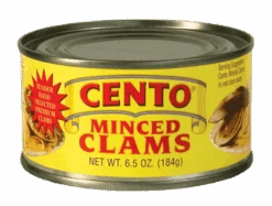 Cento Minced Clams, 184g Can