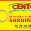 Cento Skinless & Boneless Sardines 4.375 Oz. (124g)