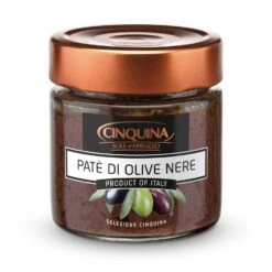 Cinquina Black Olive Spread, 7 Oz | 200g
