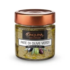 Cinquina Green Olive Spread, 7 Oz | 200g