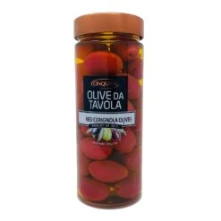 Cinquina Red Cerignola Olives, 11.35 Oz