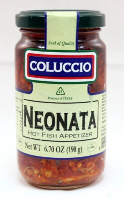 Coluccio Neonata Hot Fish Appetizer 6.70 Oz Jar