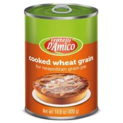 D'Amico Cooked Wheat Grain, Grano Cotto, 14.8 Oz | 420g