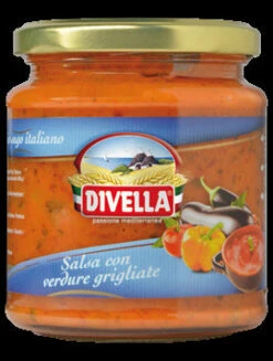 Divella Salsa With Mixed Grilled Vegetables 280g Jar