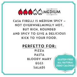 Casa Firelli Hot Sauce, 5 Oz | 148 ML -Piccolos Gastronomias FIRELLI 6 Listing 1 720x a0a4e5df e424 475d 8395 6b004caa450a