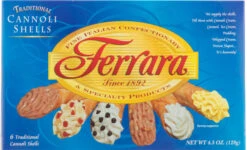 Ferrara Traditional Large Cannoli Shells, 2 X 4.5 Oz, Pack Of 2 Boxes